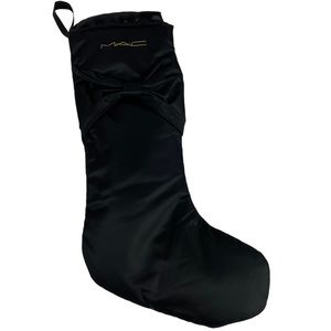MAC Cosmetics Make-Up Black Christmas Stocking Limited Edition Promo Beauty Xmas